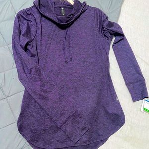 GAIAM purple yoga hoodie